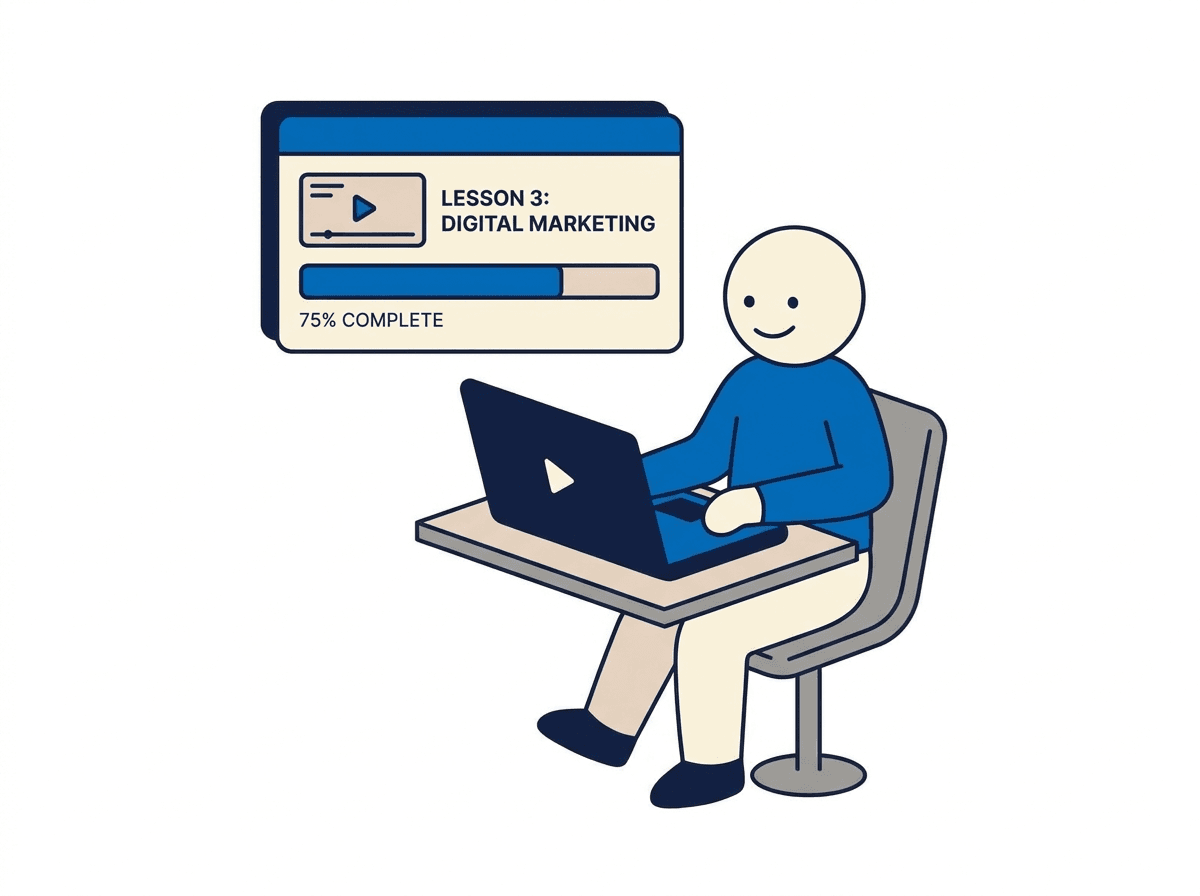 Course creator illustration