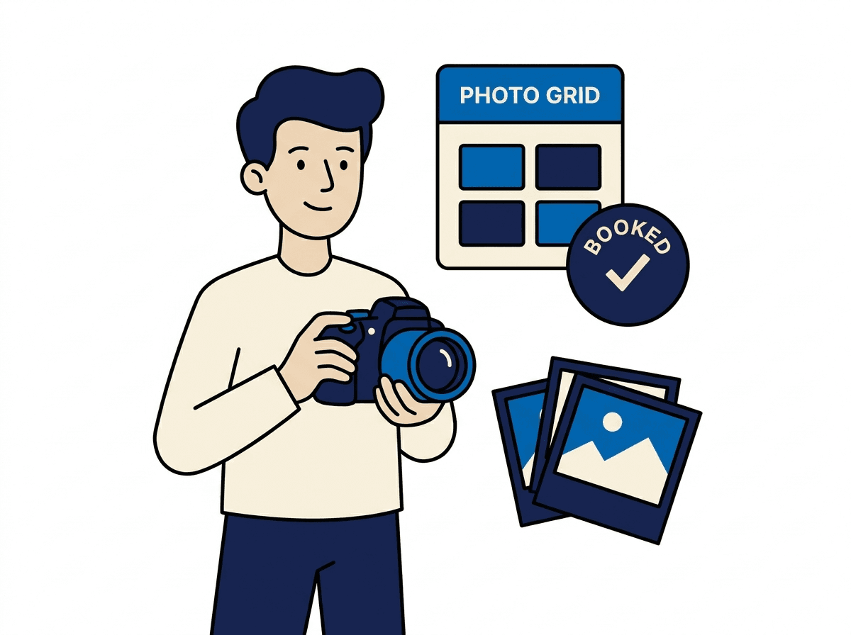 Photographer illustration
